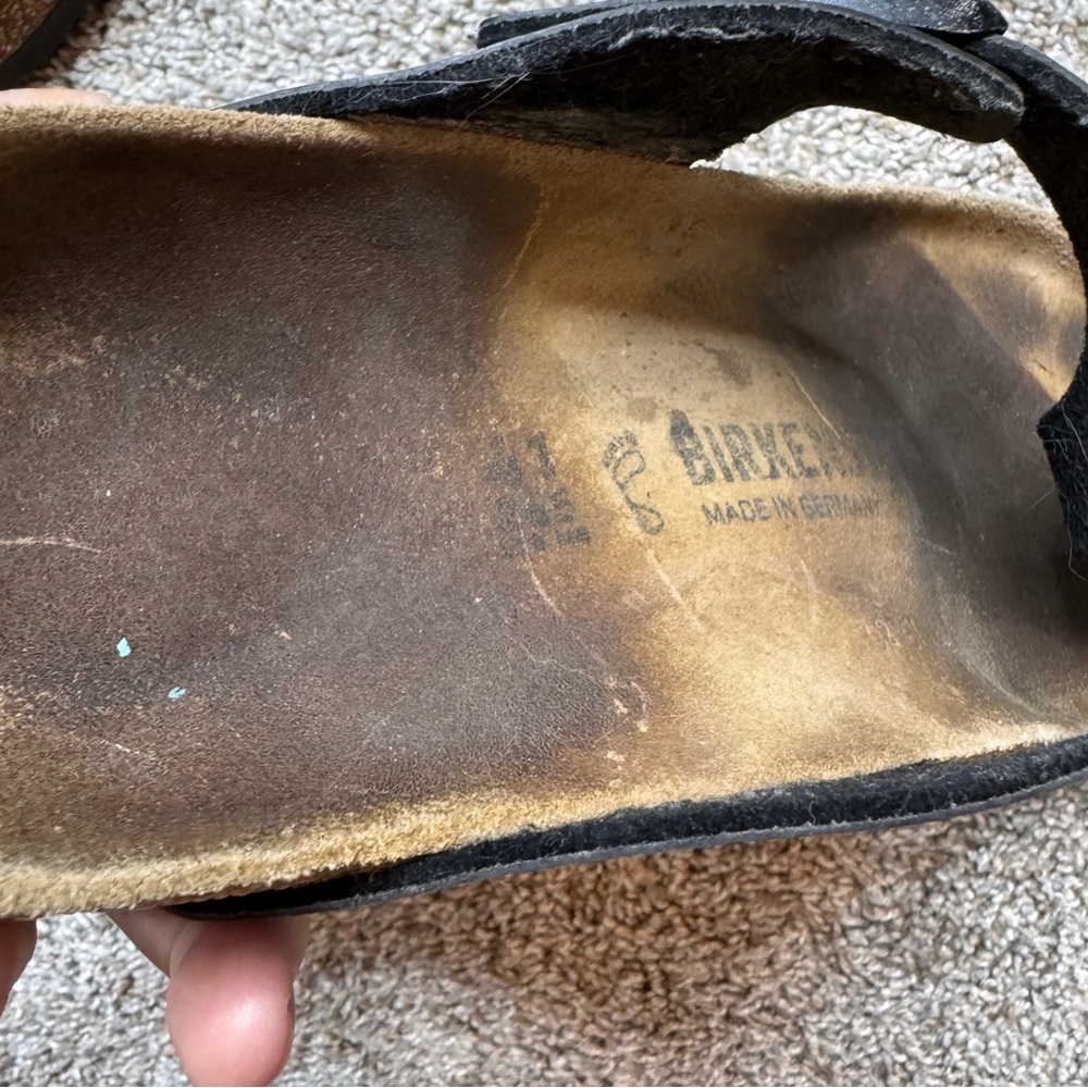 Birkenstock Gizeh Black Sandals size 41 - Picture 4 of 6